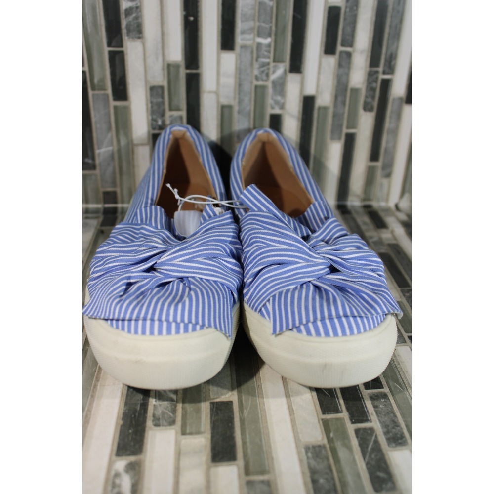 Andeway Flat Shoes Blue White Size 9